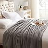 KMUSET Fleece Blanket Throw Blanket Size Grey Lightweight Super Soft Comfortable Luxury Bed Blanket Microfiber Factory Store - Image 3