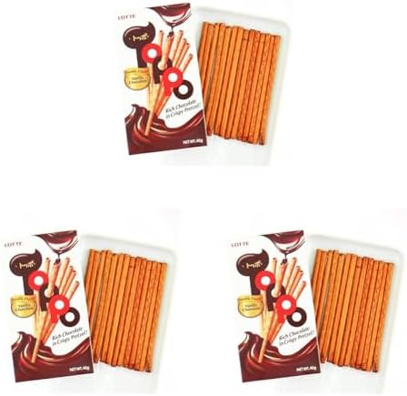 Lotte Toppo Double Chocolate Flavour Pretzel Sticks, 40 g (Pack of 3) - Image 3