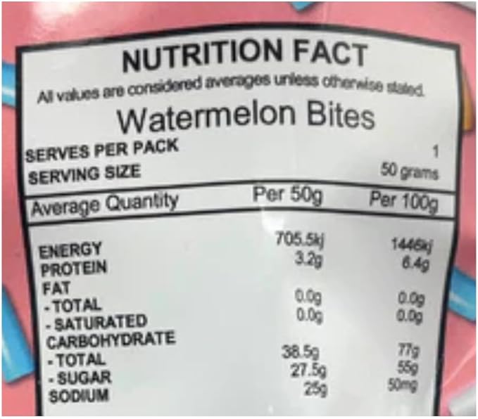 Sweet Crunch Freeze Dried Candy Watermelon Bites 50g - Image 4