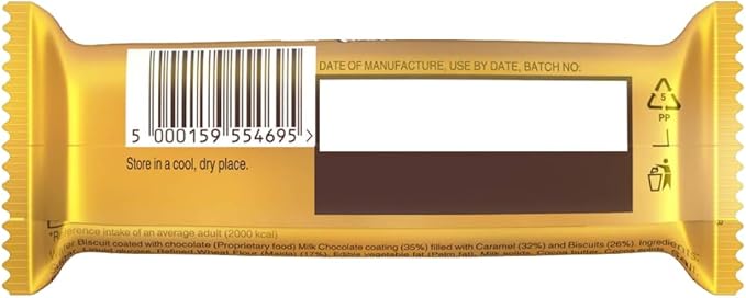 Twix Caramel Cookie Chocolate Bar, Loaded with Soft Nougat, Chewy Caramel, & Crunchy Cookie, Premium Chocolate Pack for Sharing with Family & Friends, 50Gram, Pack of 25 - Image 8