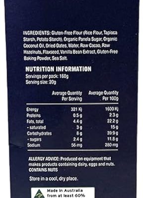 Friends of Frank Raw Cacao and Hazelnut Cookies, 160 g - Image 5