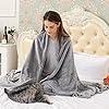 KMUSET Fleece Blanket Throw Blanket Size Grey Lightweight Super Soft Comfortable Luxury Bed Blanket Microfiber Factory Store - Image 5