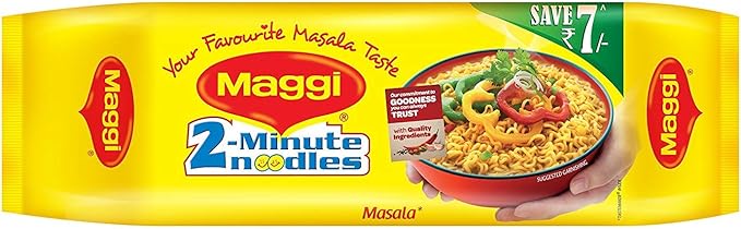 Maggi 2 Minutes Noodles Masala, 560g- maggi real taste Indian snack