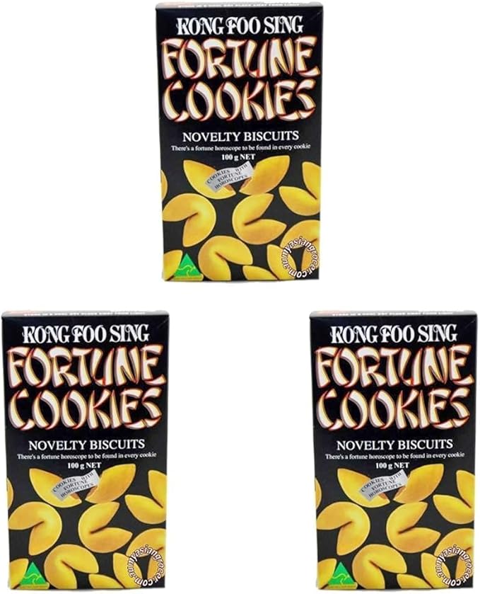 Kong Foo Sing Foo Sing Fortune Cookies, 100 g (Pack of 3)