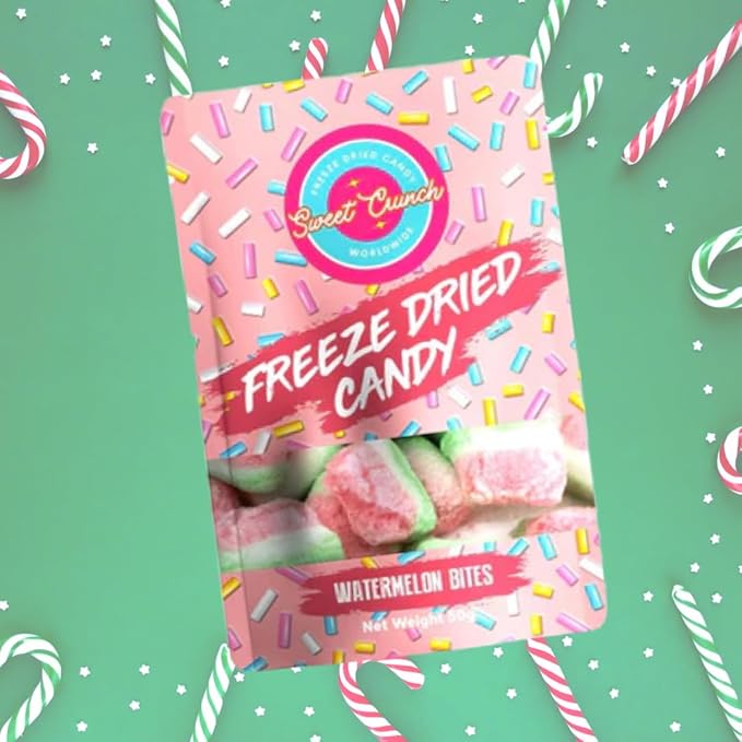 Sweet Crunch Freeze Dried Candy Watermelon Bites 50g - Image 5