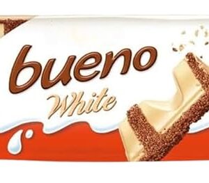 Creamy Chocolate Bundle Containing Bueno Chocolate Bar 43g x4 and Bueno White Bar 39g x4 (8 Pack)