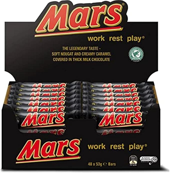 Mars Bar Chocolate 53 g (Pack of 48)