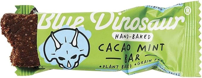 Blue Dinosaur Cacao Mint Snack Bar, Cacao Mint 540 grams, Pack of 12 - Image 5