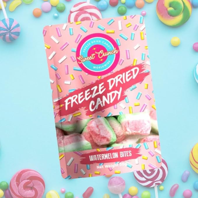 Sweet Crunch Freeze Dried Candy Watermelon Bites 50g - Image 6