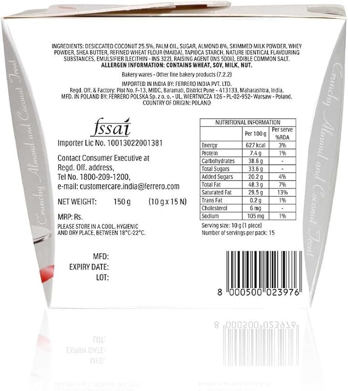 Ferrero Raffaello Chocolates, 150g Gift Pack - Image 3