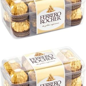 Ferrero Rocher Chocolate – 16 Pcs, 200 gm (2 x Ferrero 16 Pcs, 200g)