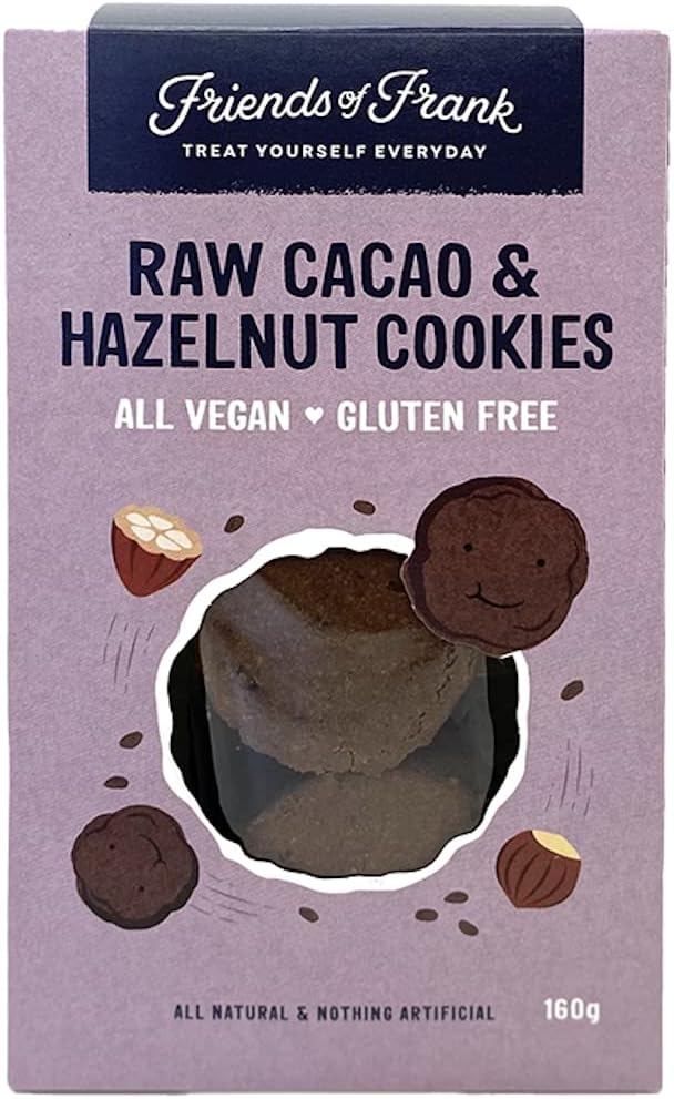 Friends of Frank Raw Cacao and Hazelnut Cookies, 160 g