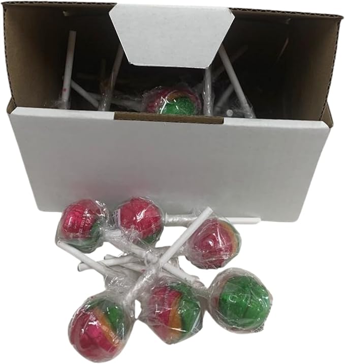 Rosey Apple Lollipops – Pack Of 20 – Old-Time Classic Candy Made in Australia – Perfect for Halloween, Party Favours, Halloween Trick or Treats, Movie and Game Night Treats