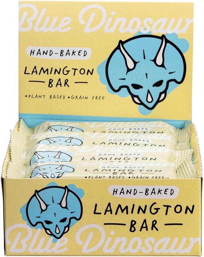 Blue Dinosaur Lamington Snack Bar, Lamington 540 grams, Pack of 12 - Image 6
