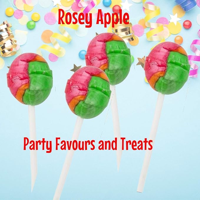 Rosey Apple Lollipops – Pack Of 20 – Old-Time Classic Candy Made in Australia – Perfect for Halloween, Party Favours, Halloween Trick or Treats, Movie and Game Night Treats - Image 6