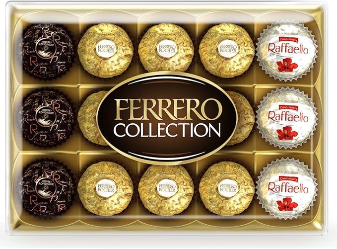 Ferrero T15 Collection Rocher Rondnoir and Raffaello Chocolates Box 172 g