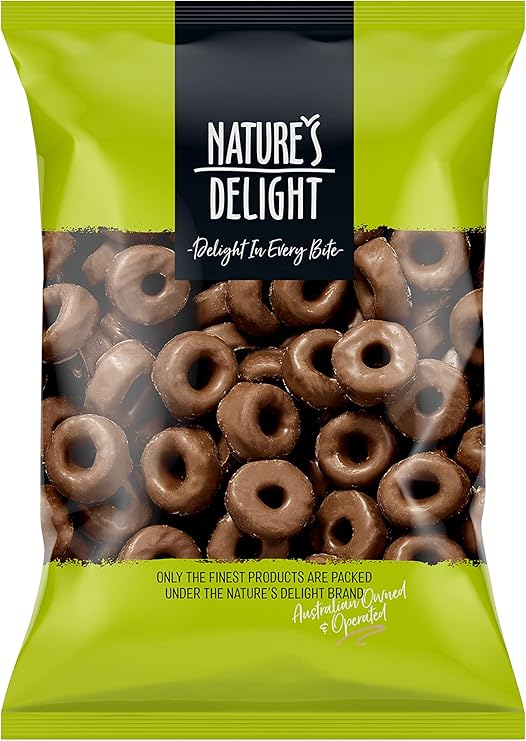 Natures Delight Aniseed Rings Chocolate 300 g