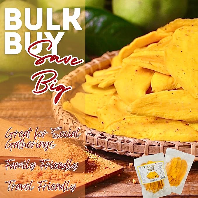 Spicy Chili Mango Slices – 500g BULK BUY, Sweet, Bold Flavor, Vegan, Resealable Bag, Exotic Snack for Spicy Food Lovers - Image 3