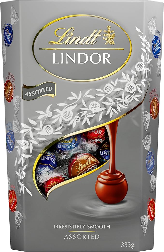 Lindt Lindor Silver Assorted Chocolate Cornet 333g - Image 8