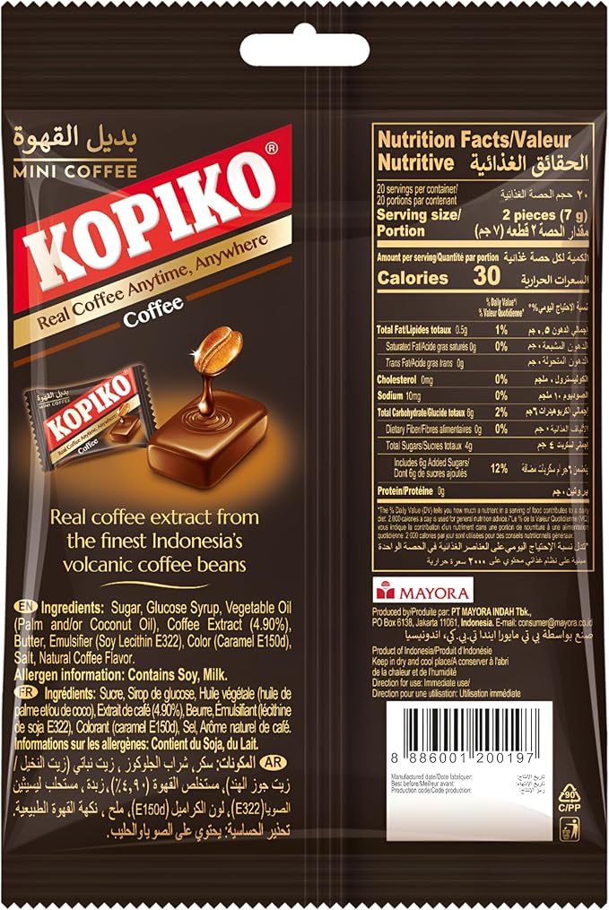 Kopiko Coffee Candy, 150 g (Pack of 2) - Image 3