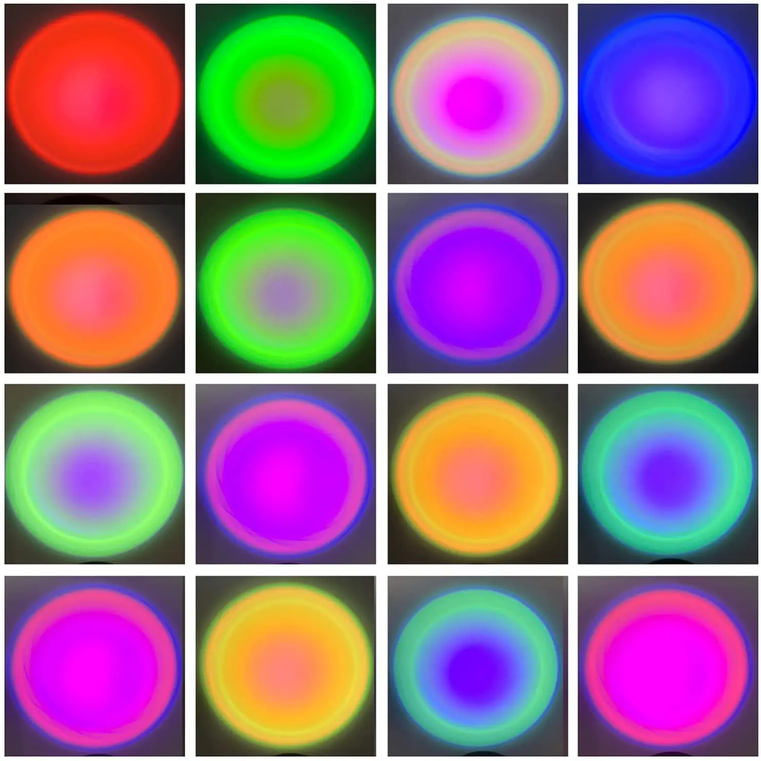 Slimme zonsonderganglamp Tuya LED-nachtlampje USB RGB Smart Life APP Externe projectie voor kamerdecoratie Fotografie Festival Geboorte - Image 5