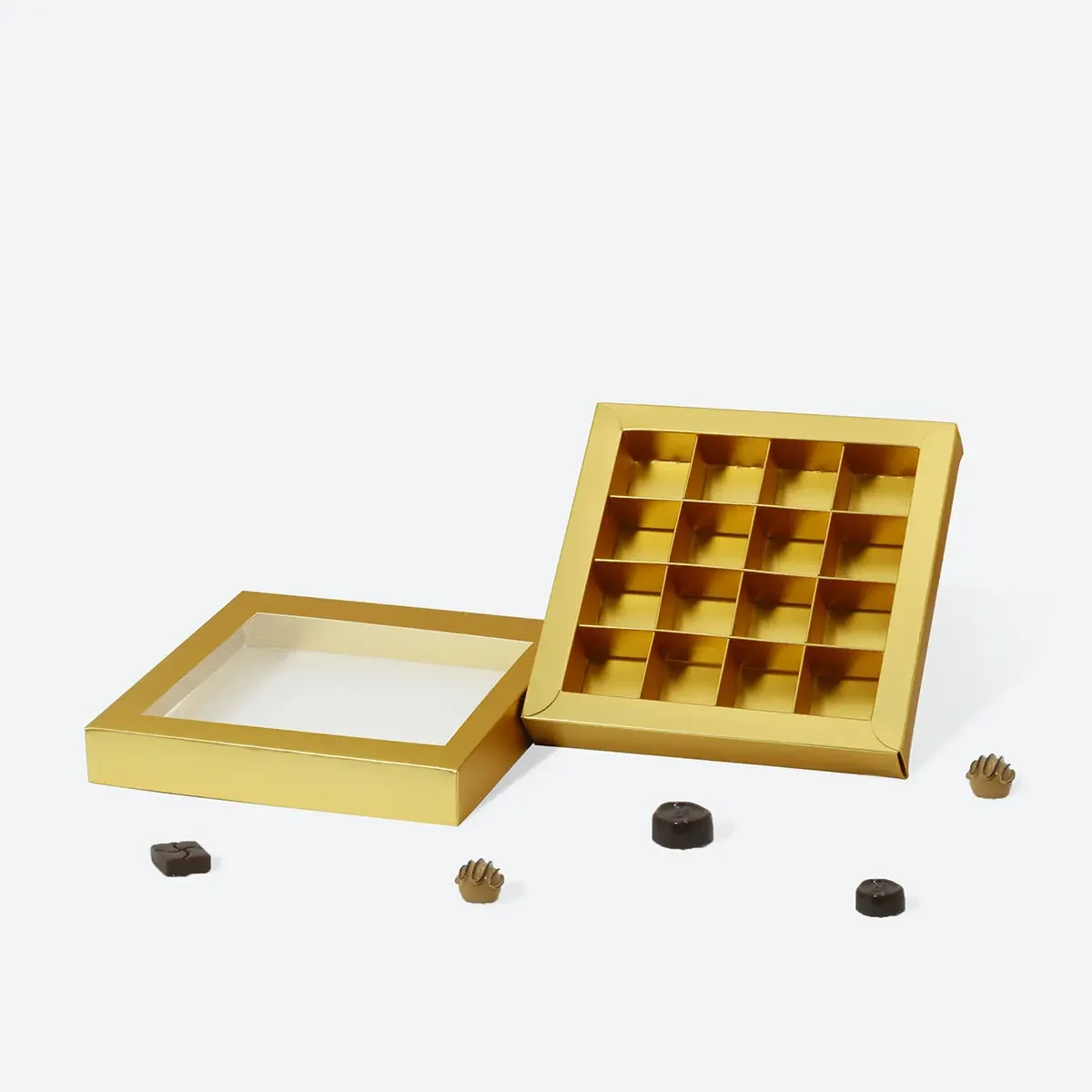 A6 vierkante chocolade stijve geschenkdoos | Aangepaste logo bruiloft/verjaardag/babycadeau/verpakking milieuvriendelijk