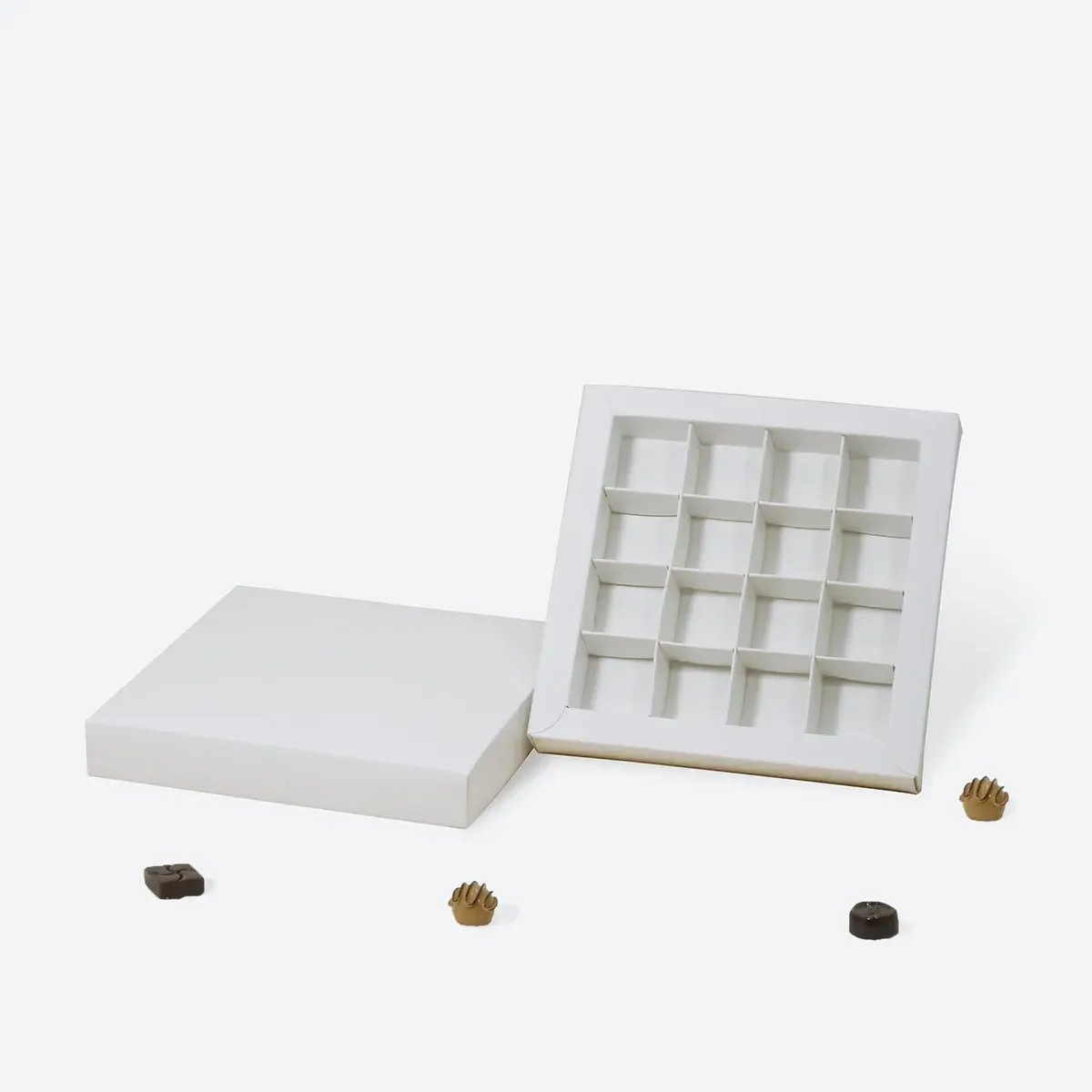 A6 vierkante chocolade stijve geschenkdoos | Aangepaste logo bruiloft/verjaardag/babycadeau/verpakking milieuvriendelijk - Image 5