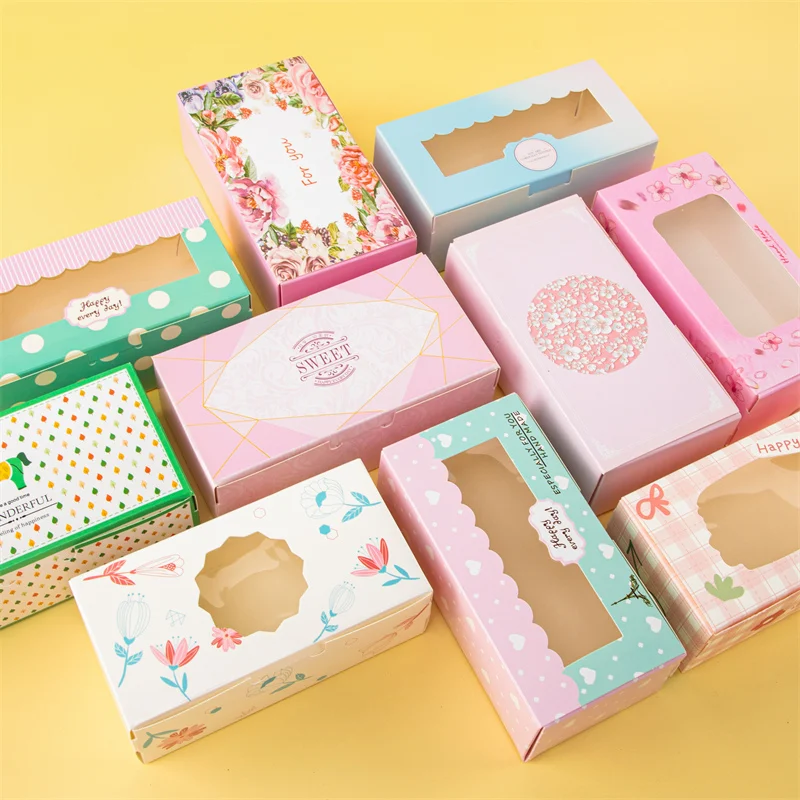 StoBag 5st Eigeel Fris Koekje Bakken Verpakking Donuts Chocolade Cadeau Helder Venster Verjaardag Kerst Evenement & Feestartikelen - Image 4