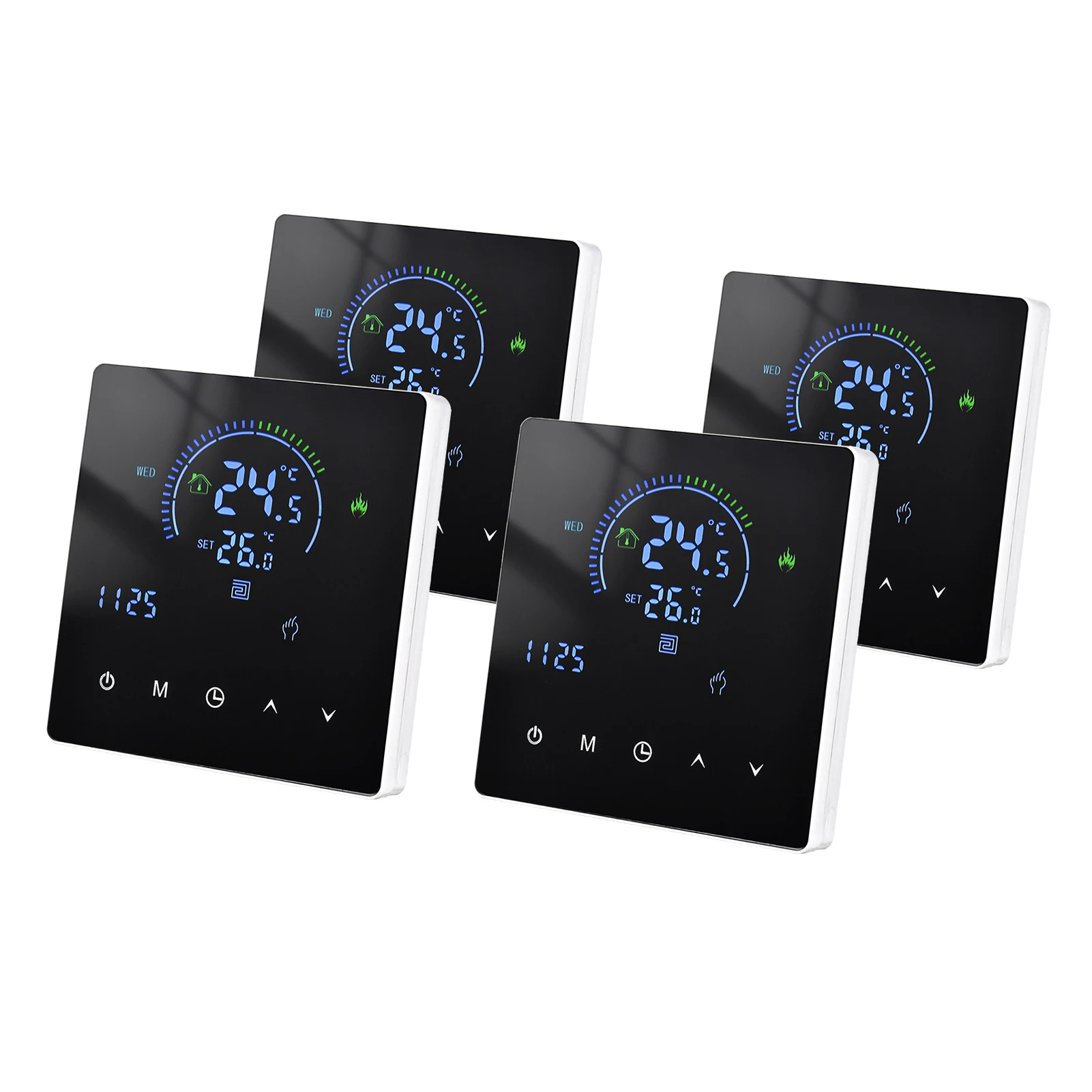 Slimme intelligente kamerthermostaat temperatuurregelaar LCD-display aanraakknop programmeerbaar voor thuiskantoor schoolhotel - Image 5