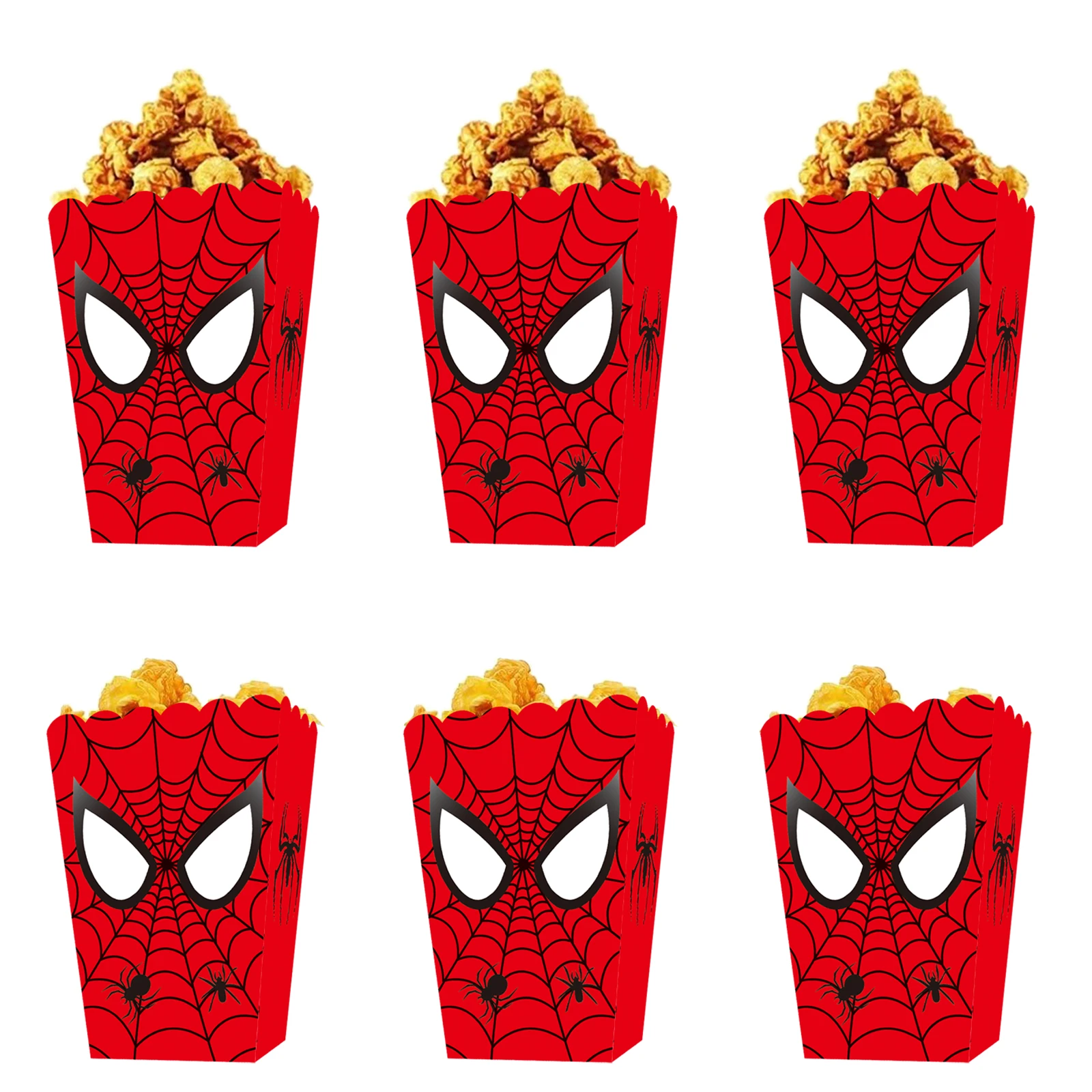 12/16/24pcs Spider Man Out Popcorn Box, Spider Man Thema Snoep Dozen, Spider Man Snacks dozen, Spider Man Geschenken Treats Boxs