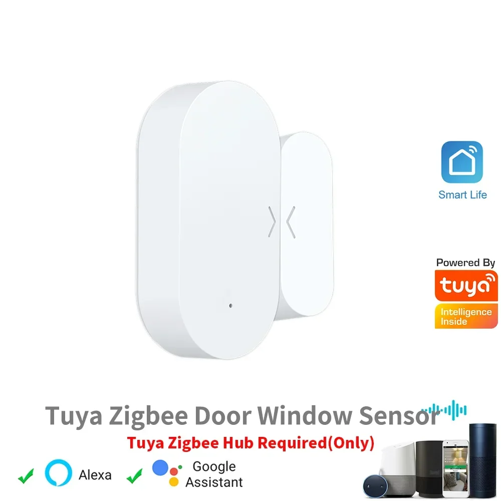 Draadloze magnetische deur- en raamsensor voor Smart Home - magnetische detectie, deuralarmautomaat