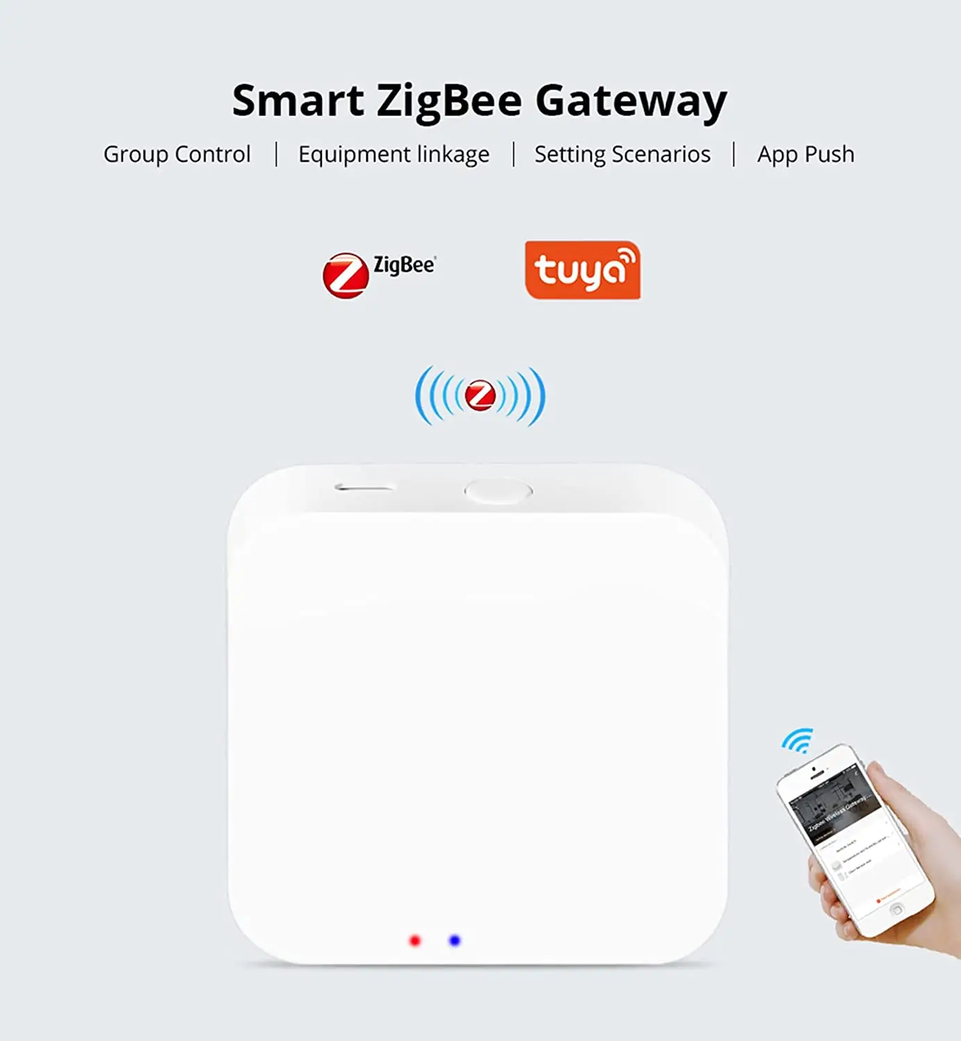 Tuya Zigbee 3.0 Gateway Hub Smart Home Wireless Bridge Smart Life APP Afstandsbediening Automatiseringsapparaat Werkt met Alexa Google - Image 4