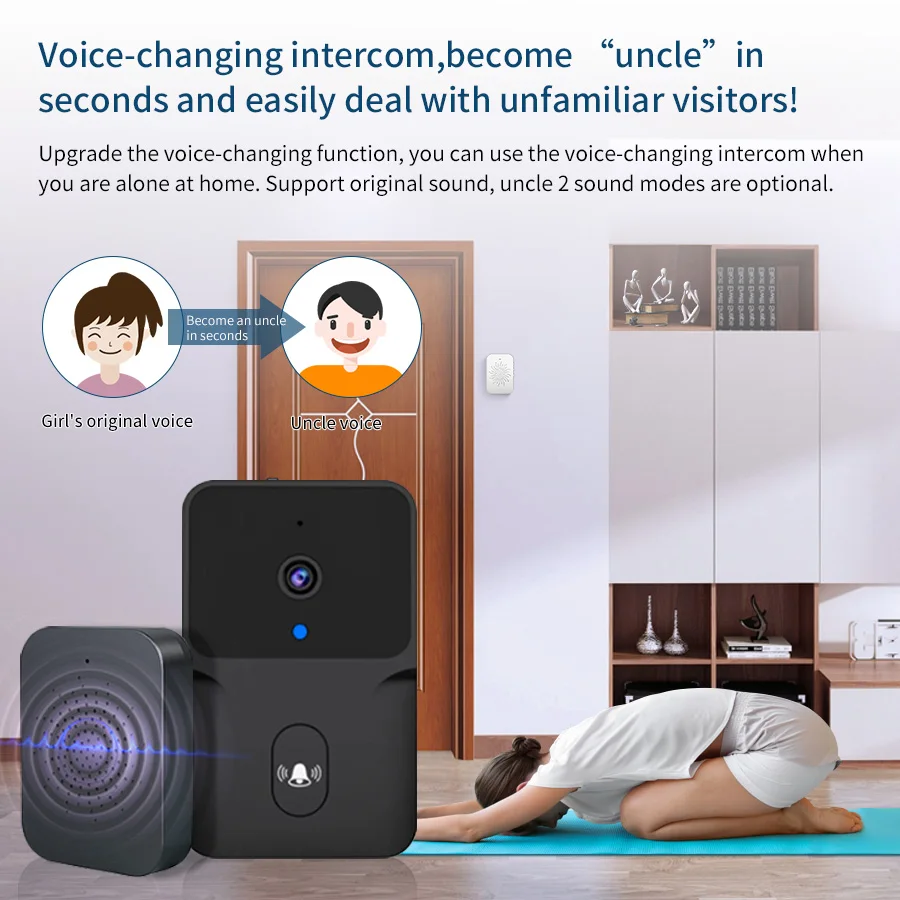 Tuya Smart Wifi Video Draadloze Deurbel Met Hd Camera Infrarood Nachtzicht Intercom Home Smart Welcome Camera Deurbel - Image 5