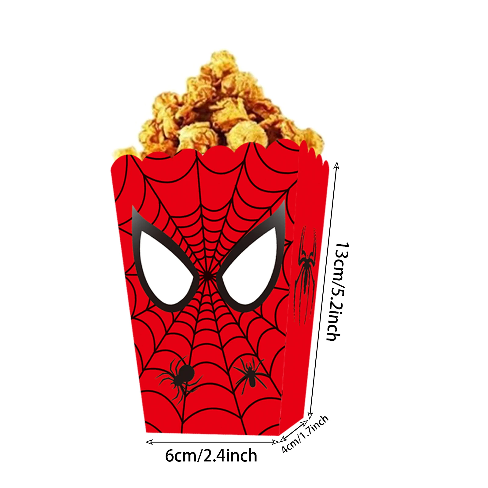 12/16/24pcs Spider Man Out Popcorn Box, Spider Man Thema Snoep Dozen, Spider Man Snacks dozen, Spider Man Geschenken Treats Boxs - Image 2