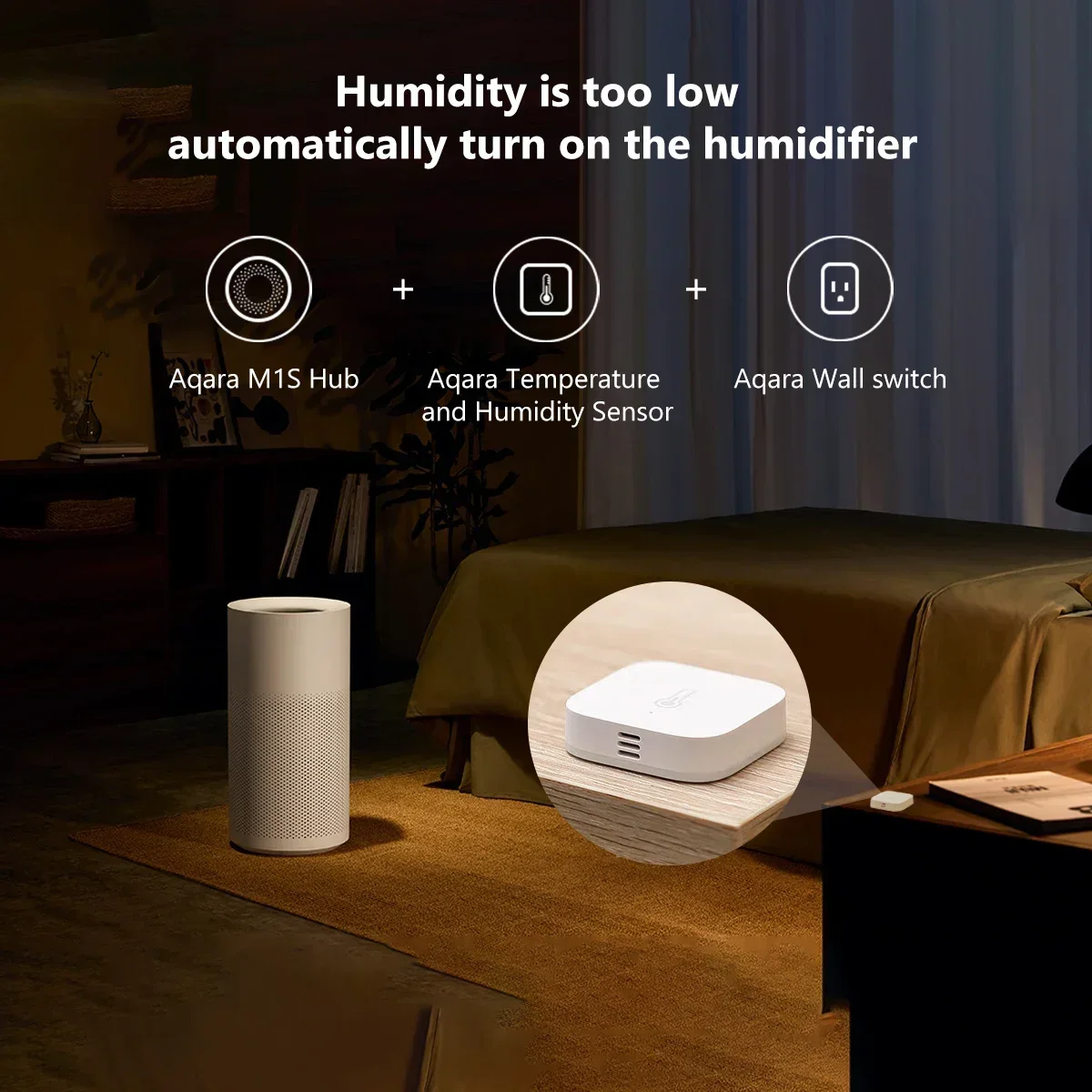 Aqara Temperatuursensor Zigbee Smart Luchtkwaliteit Druk Temperatuur Vochtigheid Sensor Kwestie Smart Home voor Apple Homekit APP - Image 5