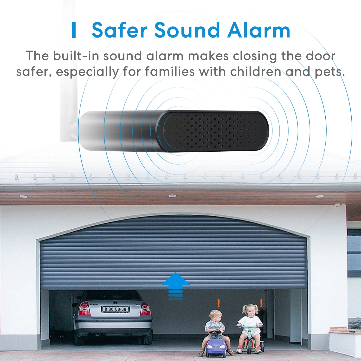 Meross slimme garagedeuropener met externe antenne tot 3 enkele deuren EU-versie Ondersteuning HomeKit Alexa Google Home - Image 4