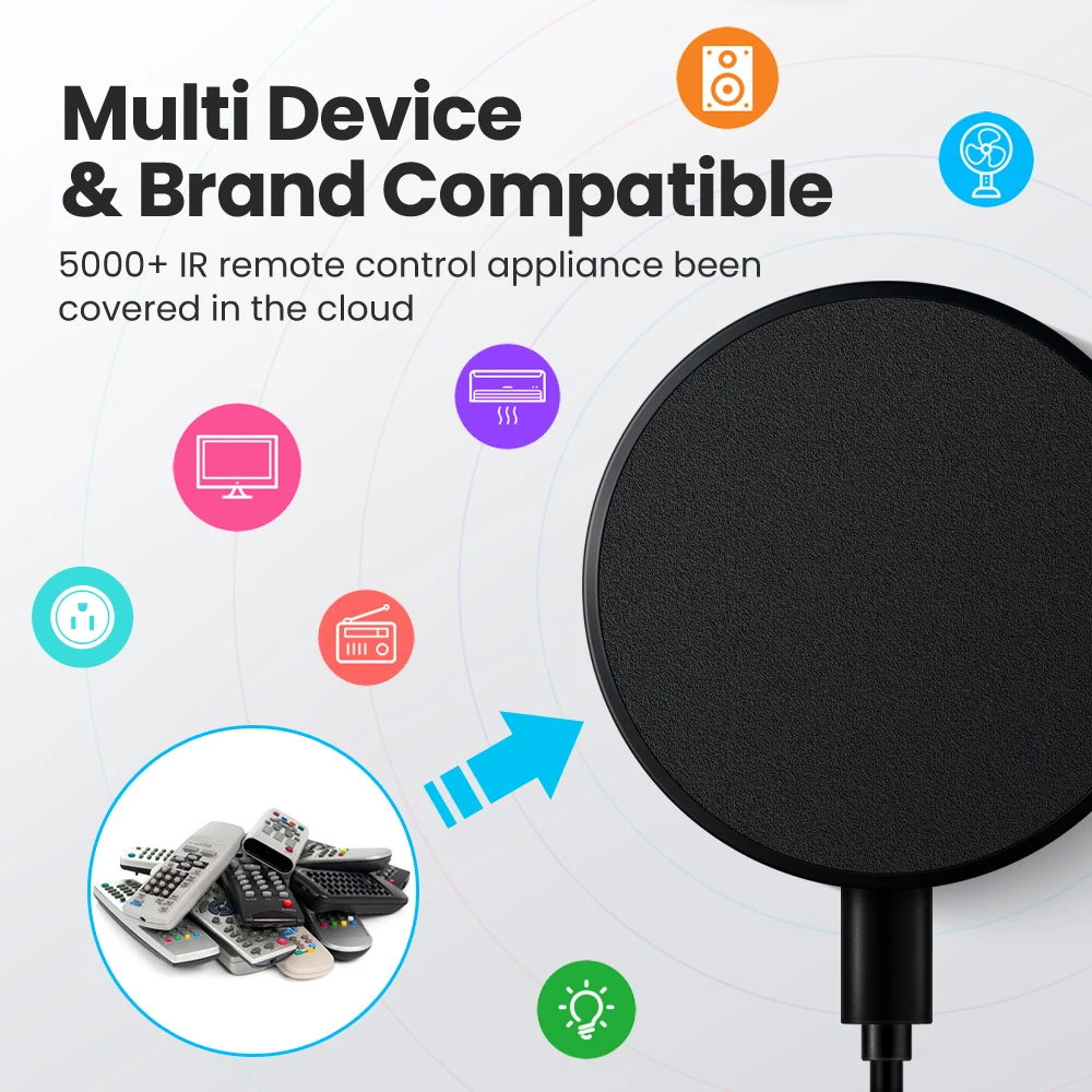 MIUCDA Tuya WiFi Smart RF IR-afstandsbediening, universele afstandsbediening Ondersteunt alle huishoudelijke apparaten en Alexa Google Home - Image 2