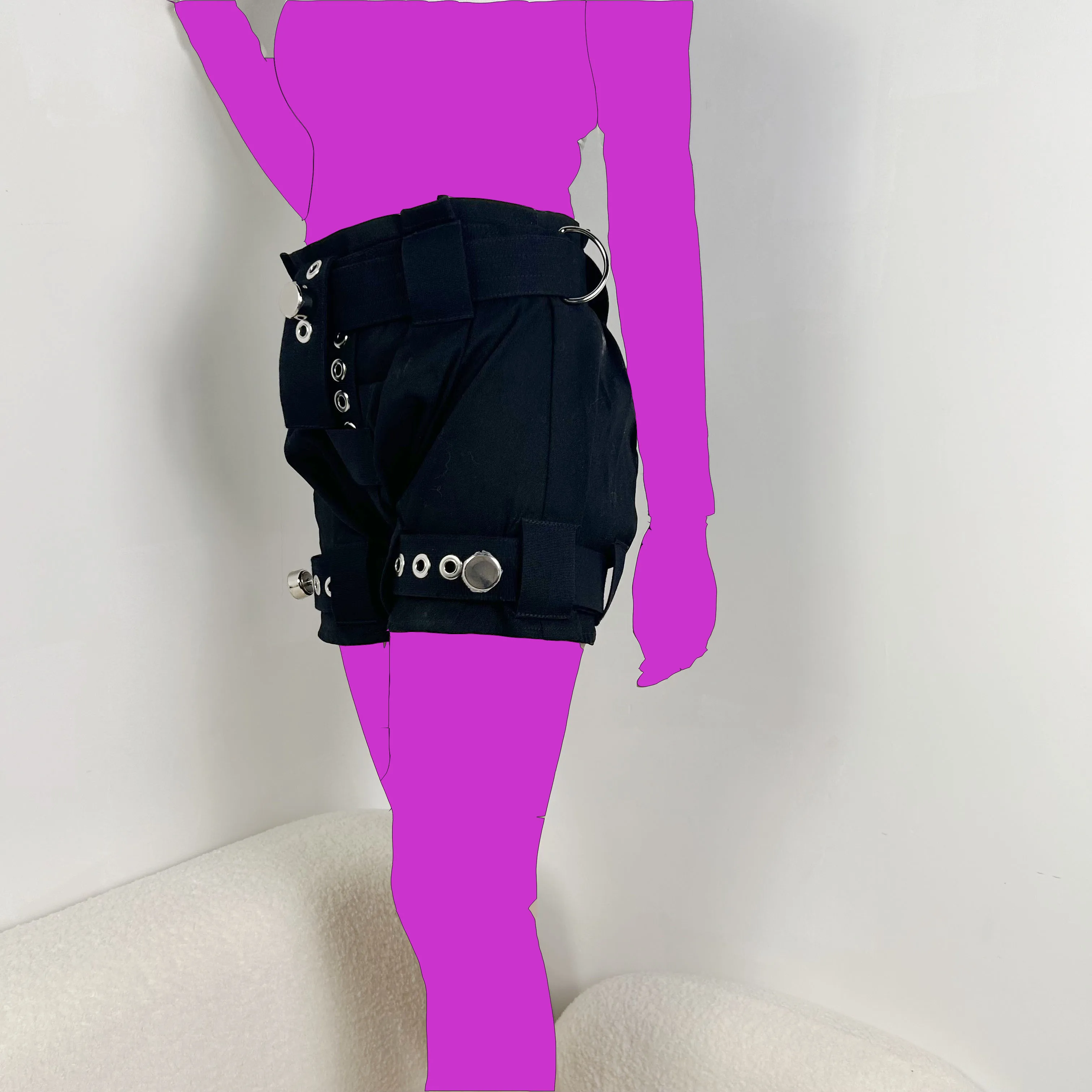 ABDL/DDLG Lockable Diaper Cover Shorts Chastity Underwear Bondage Clothing Training Pants Adult Punishment Anti-Diaper Removal - Image 3
