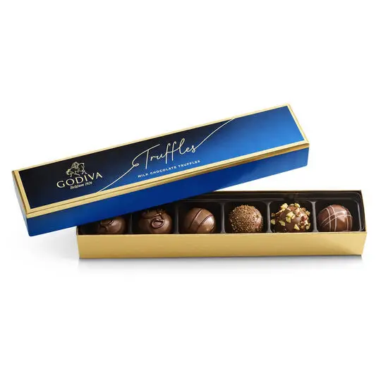 Custom Luxe Gift Papieren Chocolade Verpakking Fabrikant, Magnetische Chocolade Gift Verpakking Dozen Met Insert --- DH2001 - Image 4