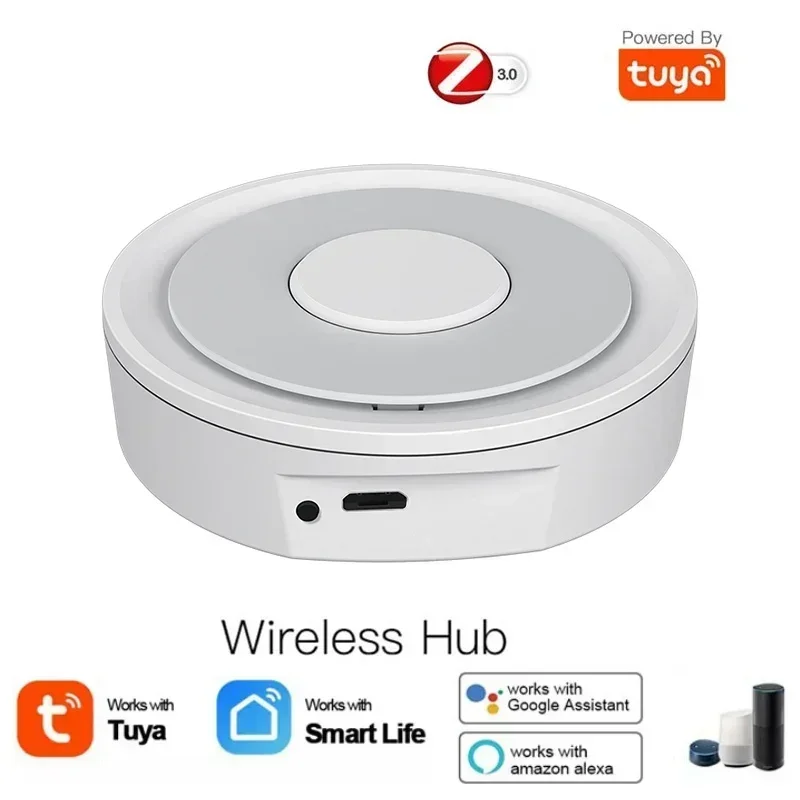 Tuya Zigbee Smart WiFi Gateway Draadloos bedrade hubbrug Afstandsbedieningsprotocol Werk met Alexa Google Smart Life Homekit Apple