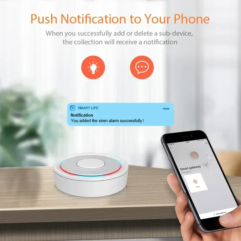 Tuya Zigbee Smart WiFi Gateway Draadloos bedrade hubbrug Afstandsbedieningsprotocol Werk met Alexa Google Smart Life Homekit Apple - Image 4