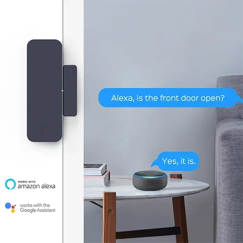 Tuya Zigbee Wifi Deursensor Raaminvoersensor Beveiliging Inbreker Magnetische sensor Alarm Smart Life Work met Alexa Google Home - Image 2