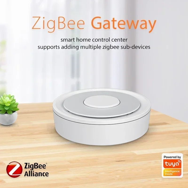 Tuya Zigbee Smart WiFi Gateway Draadloos bedrade hubbrug Afstandsbedieningsprotocol Werk met Alexa Google Smart Life Homekit Apple - Image 2