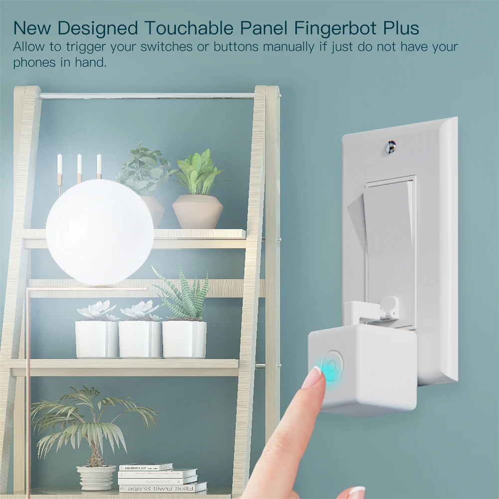 Moes Tuya Smart Bluetooth Fingerbot Switch Button Pusher Smart Life App Voice Control Via Alexa, Google Assistent - Image 2