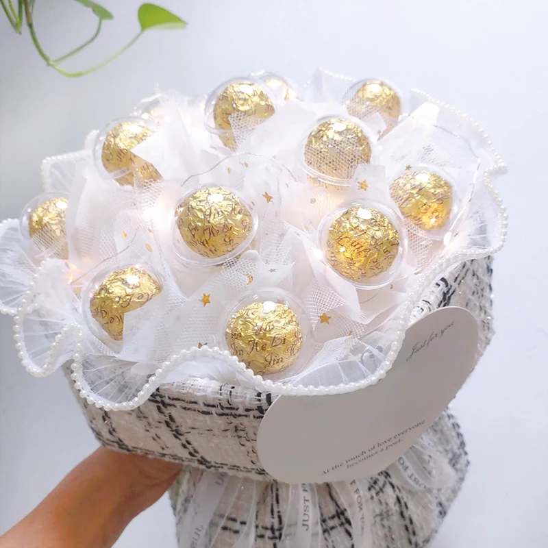 10/20 Stuks Clear Chocolade Doos Truffel Liner Bloem Bonbondoos Boeket Chocolade Bal Houder Case Valentijnsdag geschenkdoos - Image 2