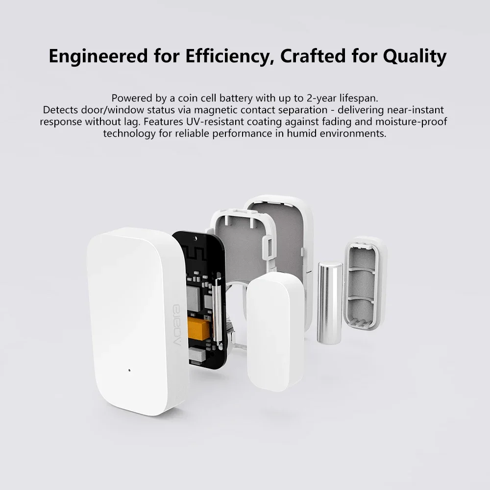 Aqara Smart Deur Raam Sensor Zigbee Mini Deur Sensor Draadloze Verbinding Alarm Smart Home Matter HomeKit voor Mijia Mi Home APP - Image 6