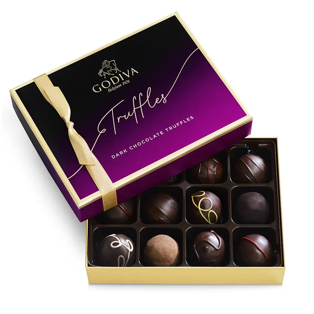 Custom Luxe Gift Papieren Chocolade Verpakking Fabrikant, Magnetische Chocolade Gift Verpakking Dozen Met Insert --- DH2001 - Image 2