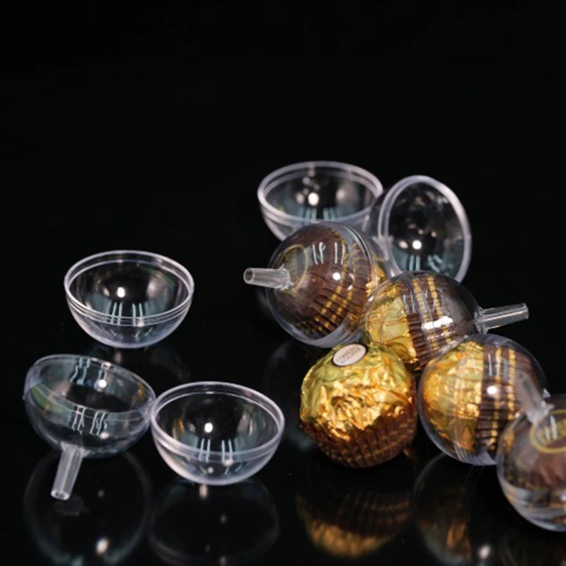 20/30/50 Stuks Clear Chocolade Wrapper Box Truffel Liner Bloem Bonbondoos Chocolade Bal Houder Case Valentijnsdag geschenk Dozen - Image 3