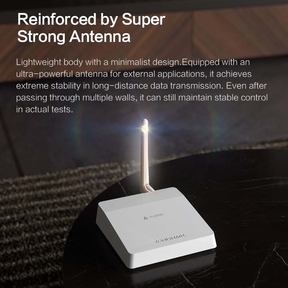 Zemismart Matter Zigbee Hub Smart Home Bridge Gateway Ondersteuning Google Home SmartThings Homekit App Controle Tuya Standaard Apparaten - Image 4