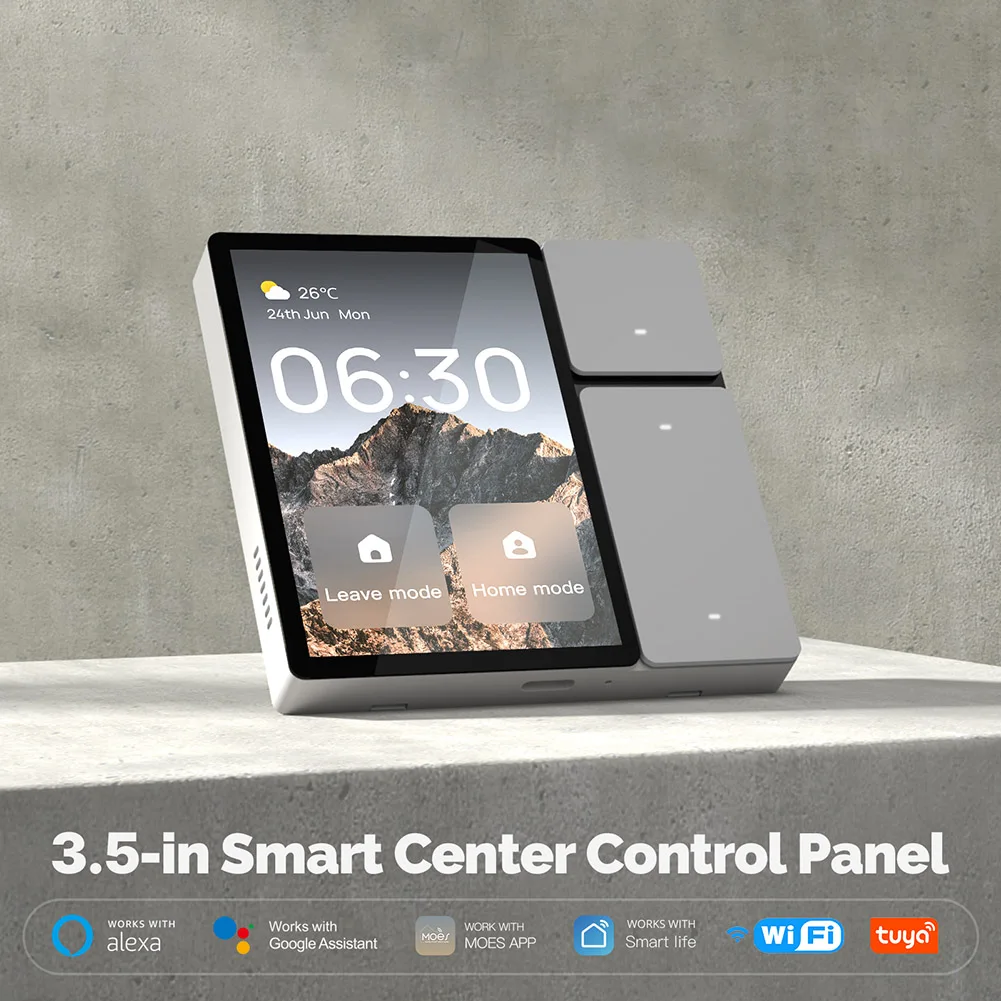 WiFi voor Tuya 3,5 inch touchscreen scèneschakelaar Smart touchscreen IR-afstandsbediening Multifunctioneel touchscreen-bedieningspaneel - Image 2